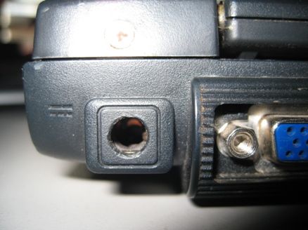 Conserto de conector de notebook